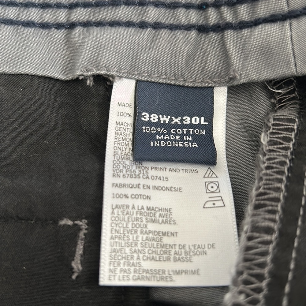NAUTICA men cargo pants in gray size 38/30 - Picture 5 of 5